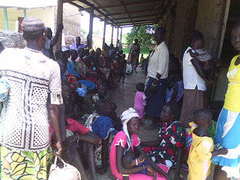 Women and Children at IDAT Clinic